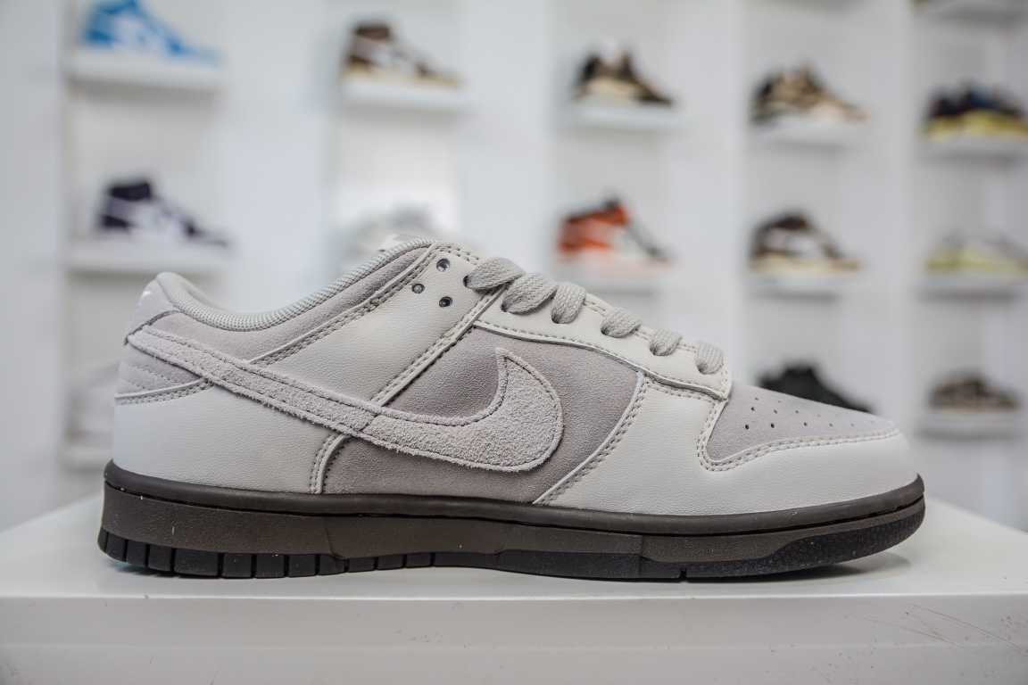 E Value for money Nike Dunk Low ”Ironstone” Iron Ore SB low-top sports casual sneakers FD9746-001