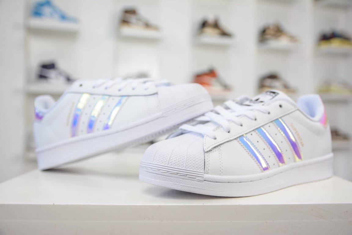 E Adidas Superstar Shell Head Laser Super Bowl AQ6278