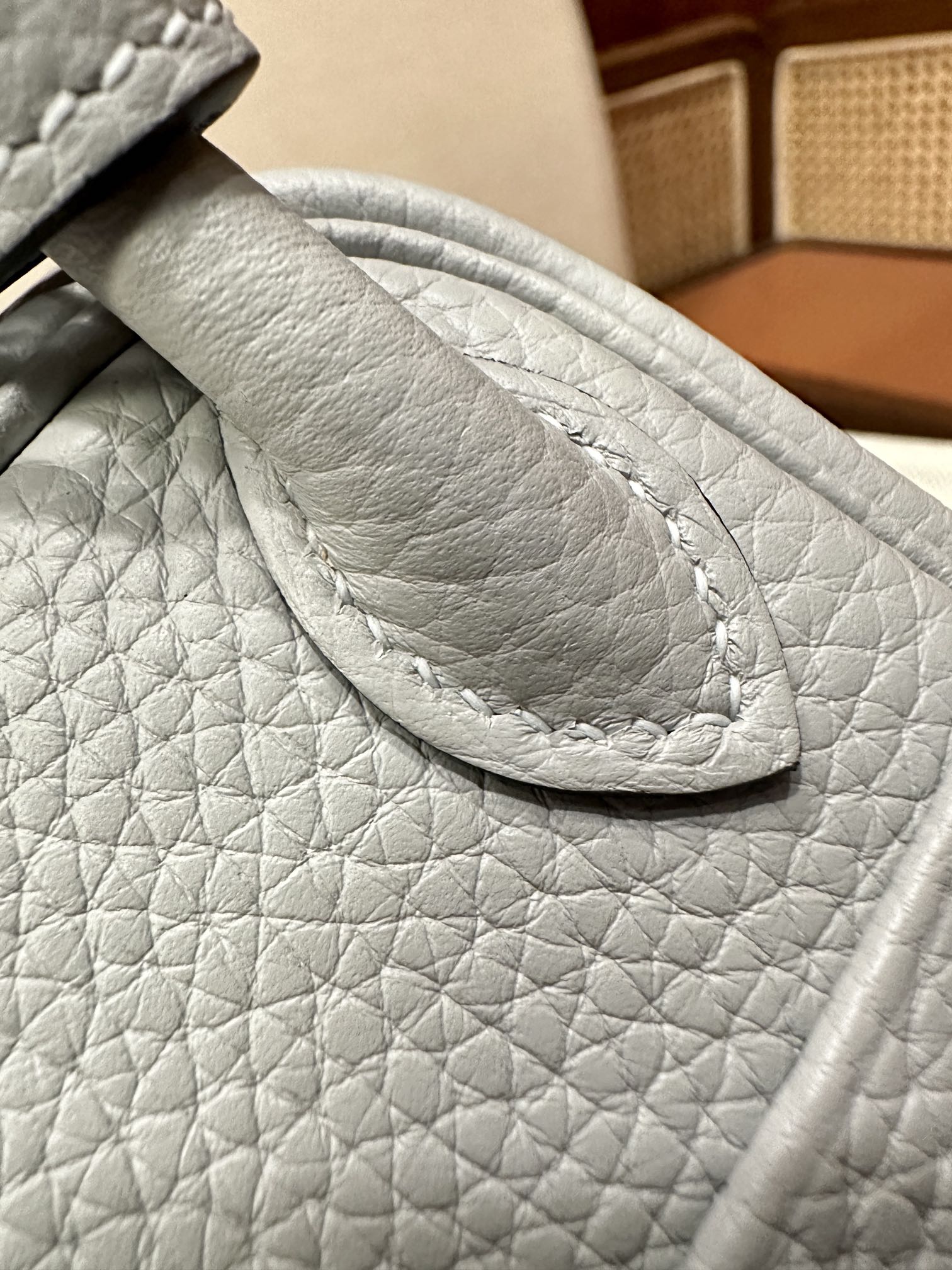 Hermes Lindy 26 Blue Pale 26cm crossbody everyday