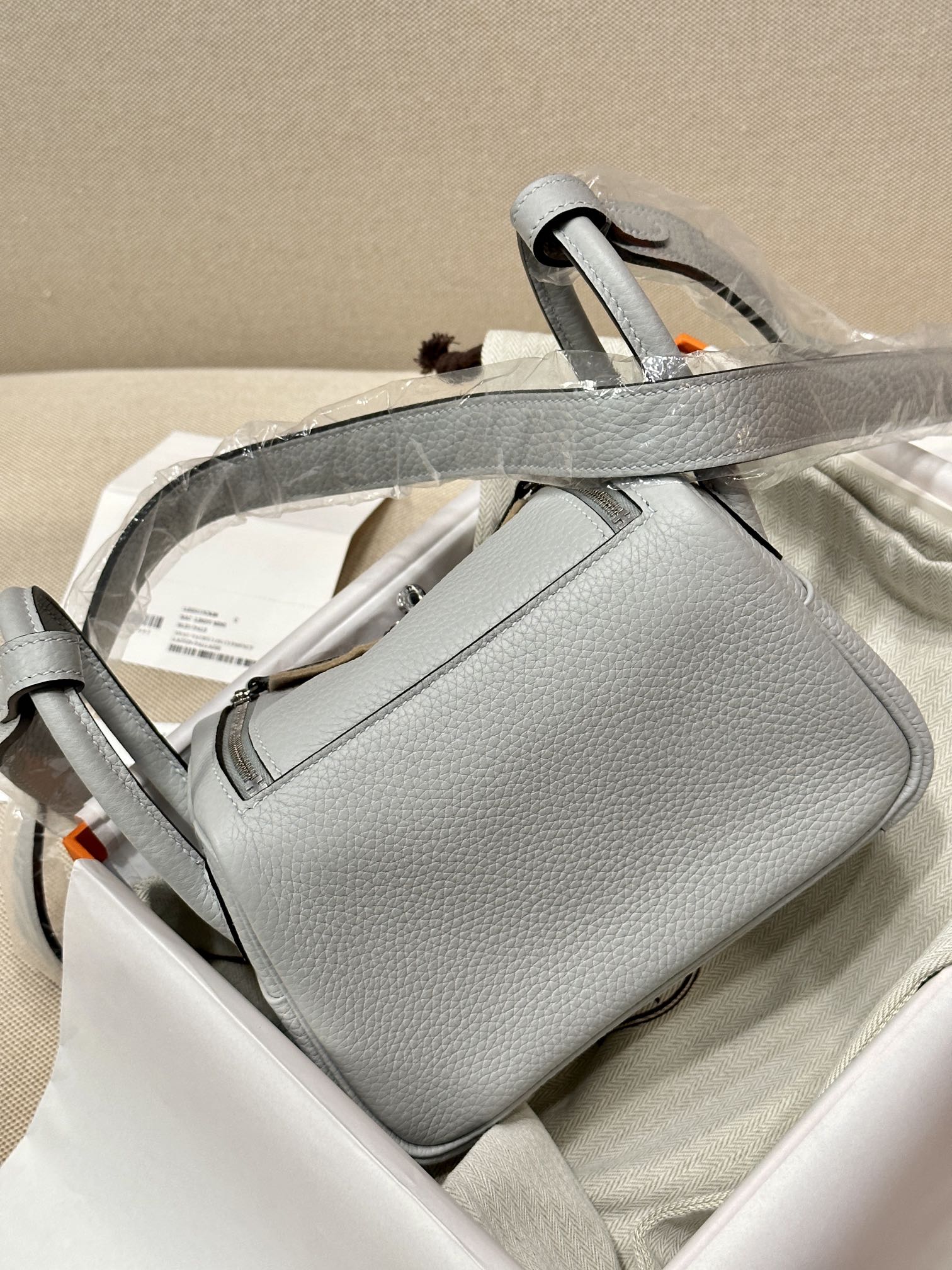 Hermes Lindy 26 Blue Pale 26cm crossbody everyday