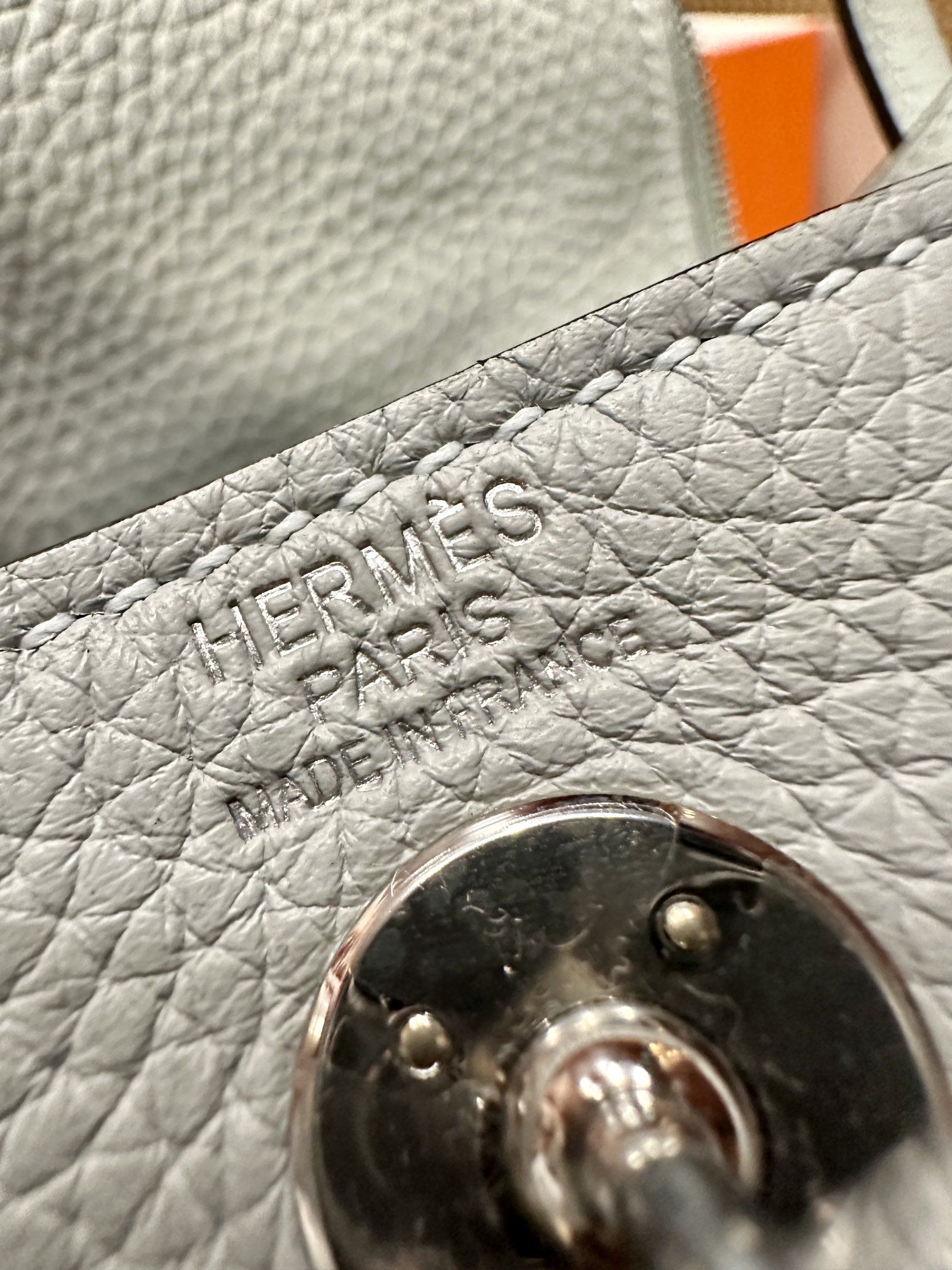 Hermes Light gray shoulder everyday