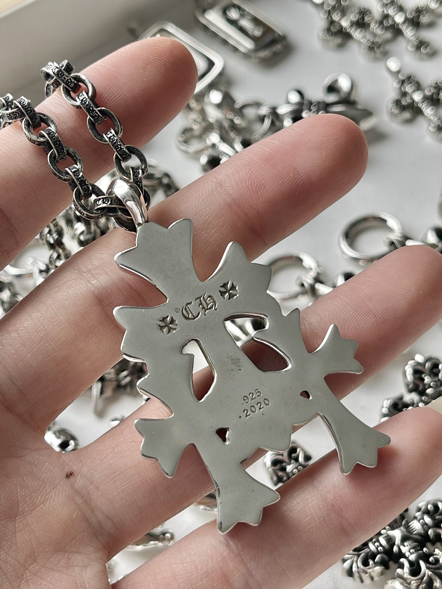 Chrome Hearts 克罗心 组合十字架 项链