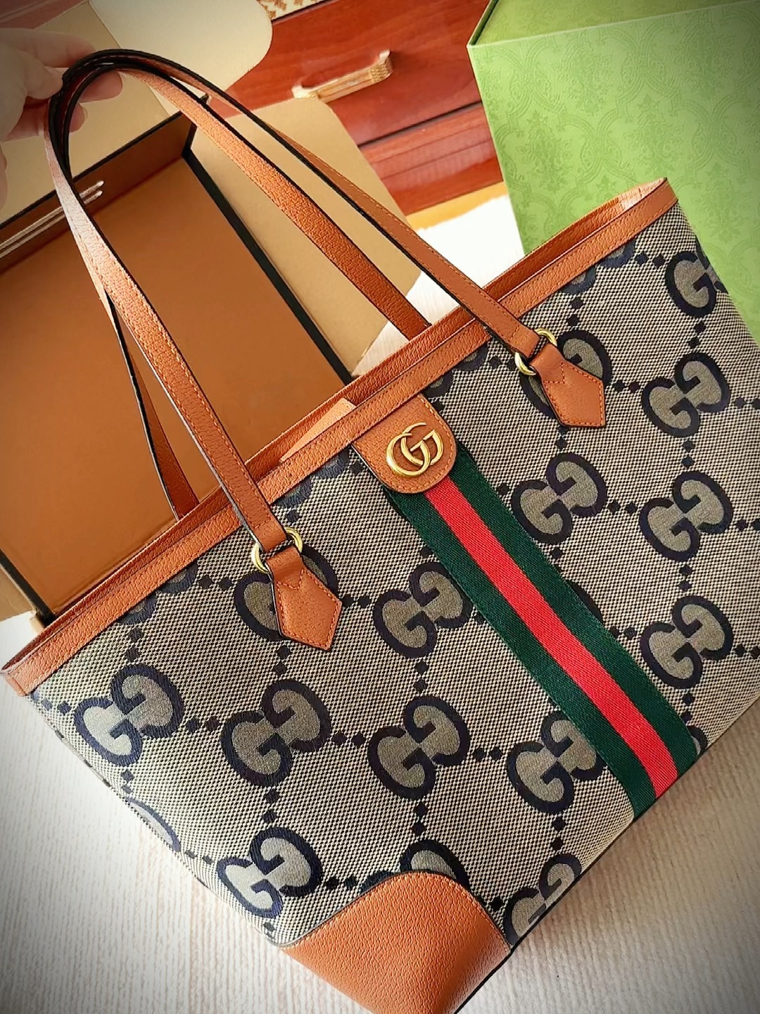 Gucci Torby Tote Hafty