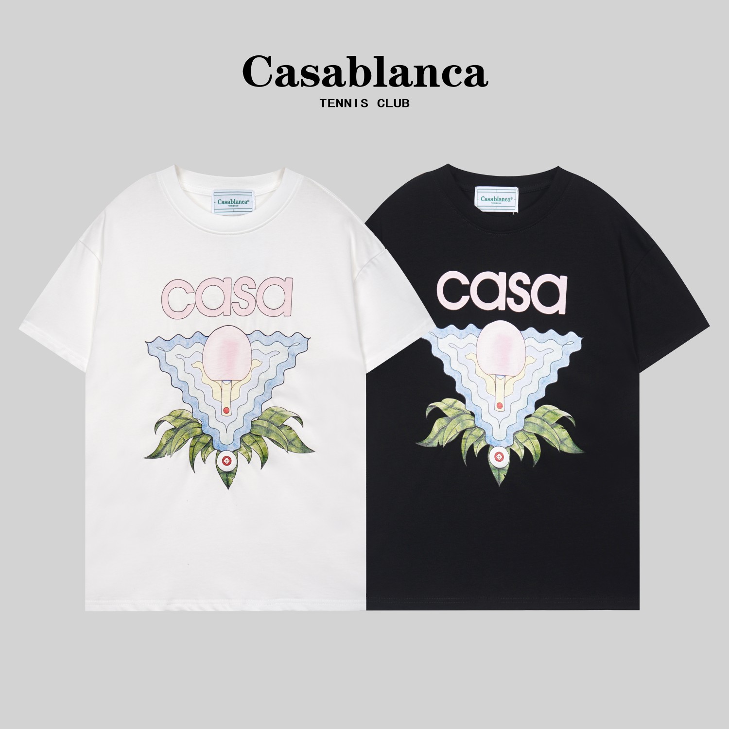G1021 Camiseta de alta calidad de doble hilo # Casablanca*Nueva camiseta de primavera/verano 23 de Casablanca…