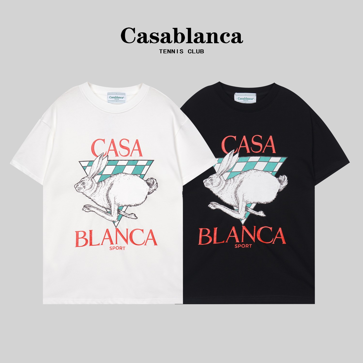 G1022 Camiseta de alta calidad de doble hilo # Casablanca*Nueva camiseta de primavera/verano 23 de Casablanca, confecci…