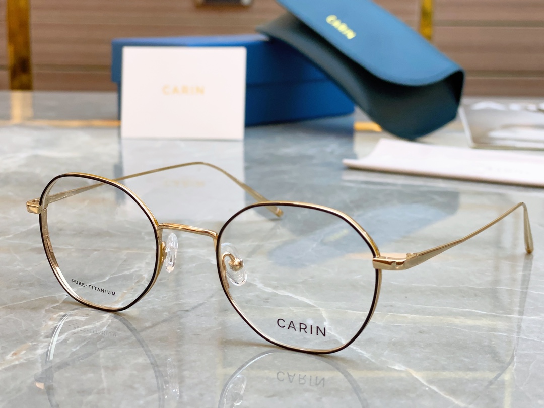  超轻钛架【CARI*】卡*琳 GUS H 复古圆框 纤细超薄工艺减轻面部压迫感， 可换近视镜片 ！si