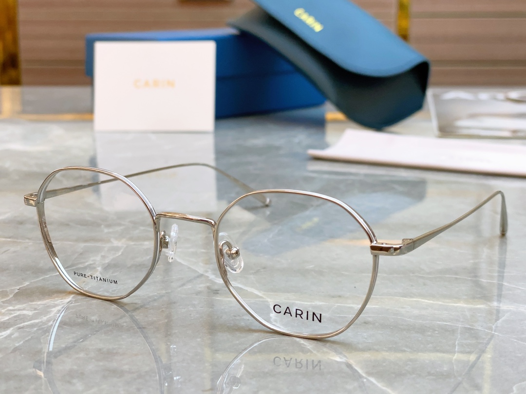  超轻钛架【CARI*】卡*琳 GUS H 复古圆框 纤细超薄工艺减轻面部压迫感， 可换近视镜片 ！si