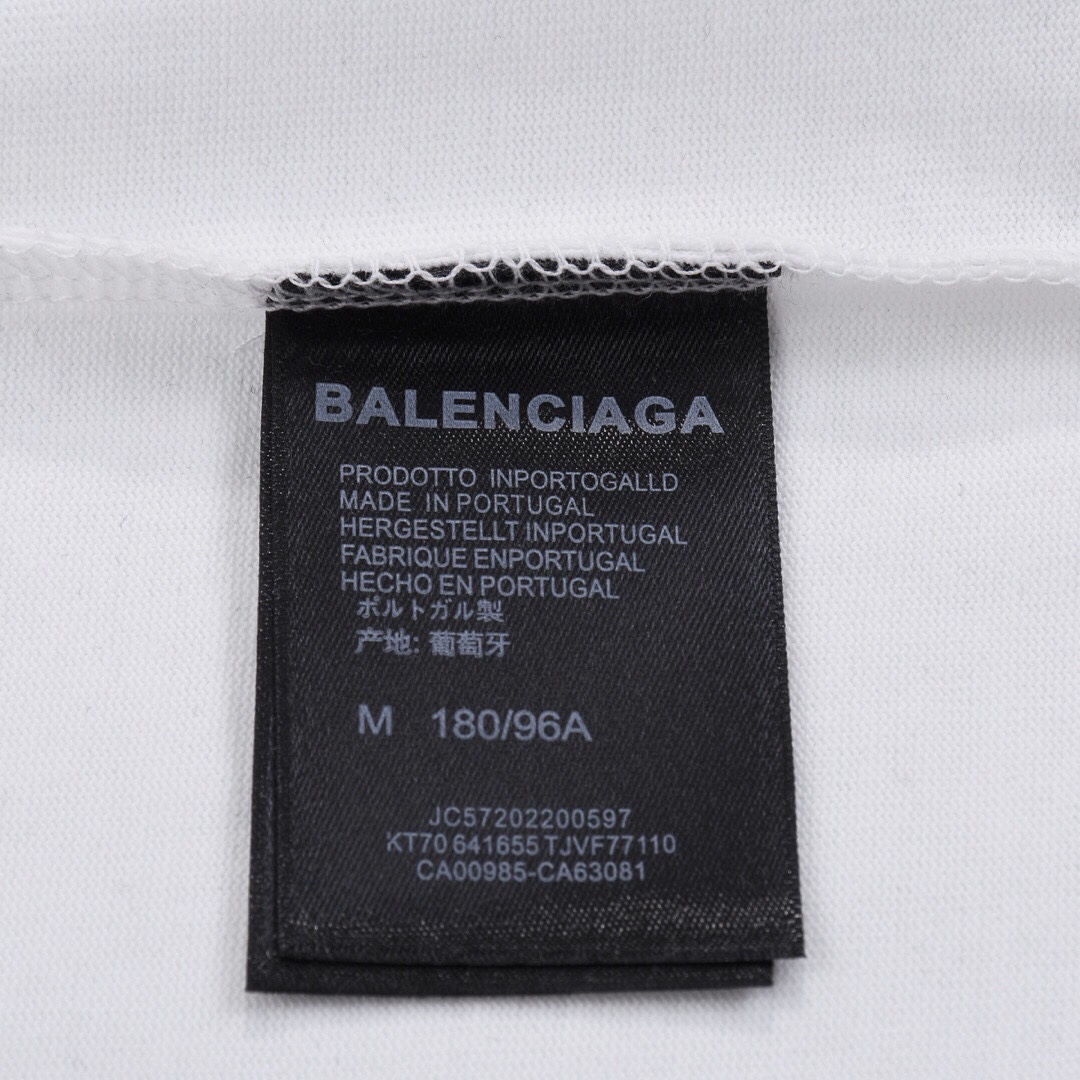 160 Balenciaga/巴黎世家23ss夏季新款可爱毛毛熊印花短袖