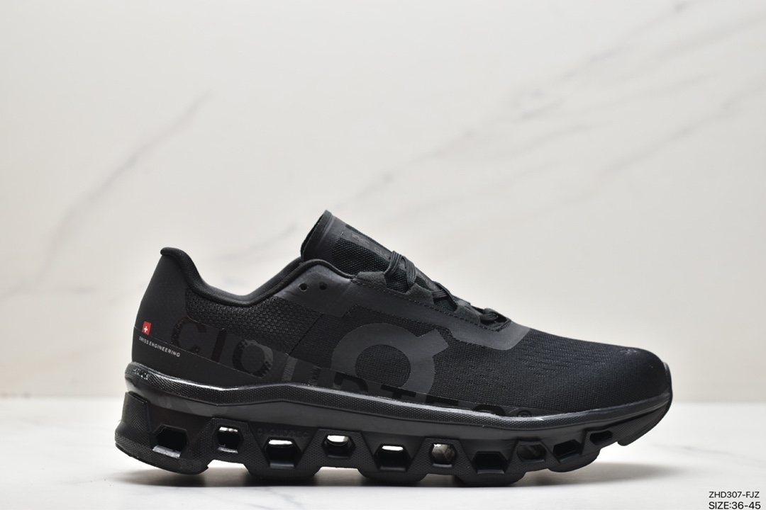 ON Running Cloud X Shift Low Cloud X series low-top lightweight, comfortable and multifunctional casual sports shoes ”Geometric Mesh White and Black”