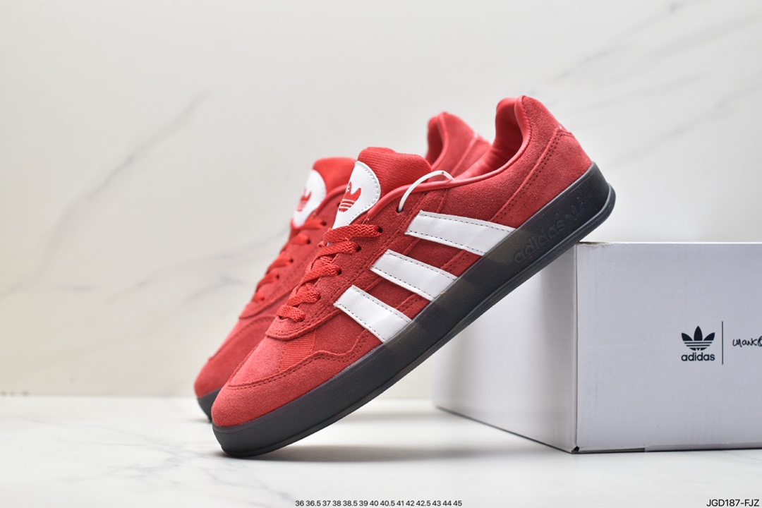 Adidas Gonz Aloha Super One Black Eye joint red German training shoes GY6896