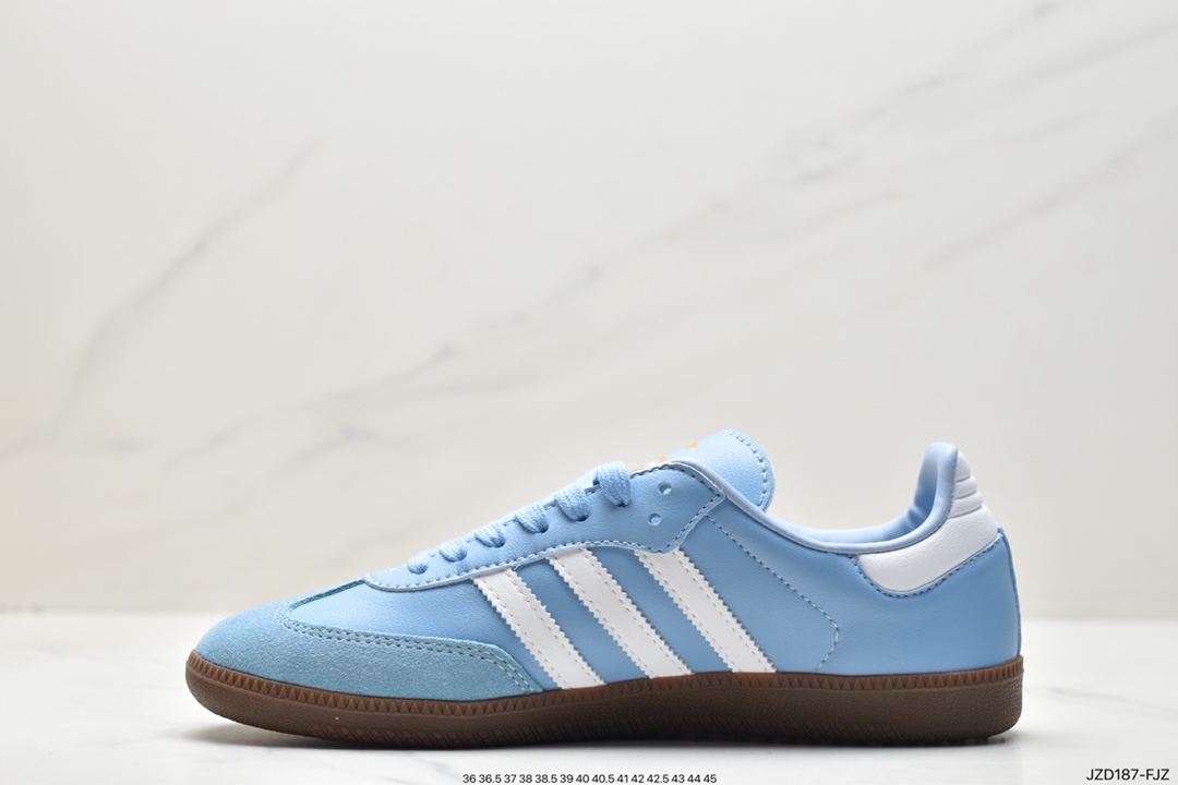 Adidas Originals BW Army Beige Blue Trefoil German Training Shoes HQ7037