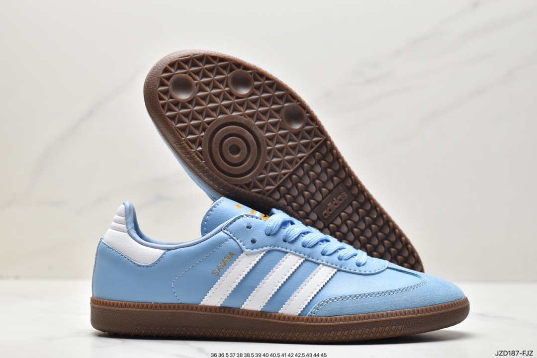 Adidas Originals BW Army Beige Blue Trefoil German Training Shoes HQ7037