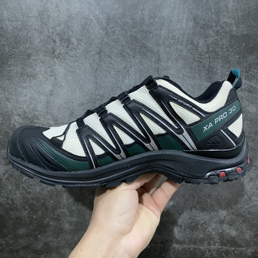 350 萨洛蒙 Salomon XA PRO 3D 户外轻便机能鞋黑绿白