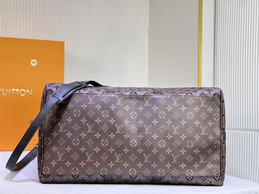 490  Monogram Tuffetage 帆布版 Keepall Triangle BANDOULIèRE 50 旅行袋