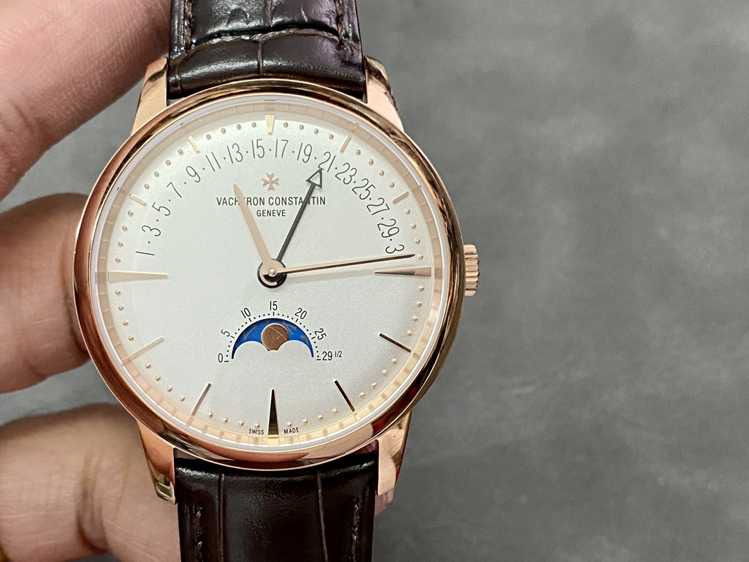 Vacheron Constantin Orologio da Polso Replica 2024 Lusso perfetto
 Uomini Pelle di vitello bovina