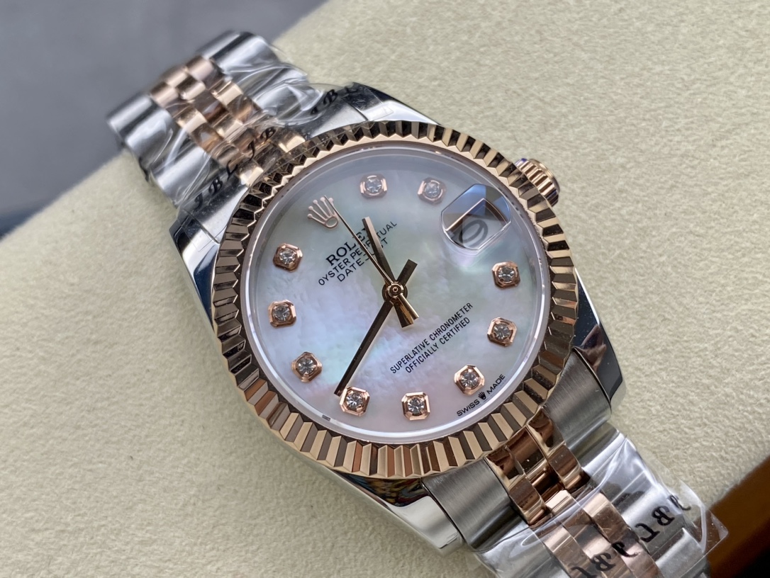 SK Factory 労力士Rolex 日志型31mm 女款 自動巻き腕時計