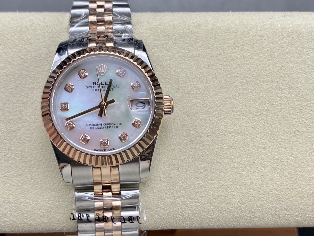 SK Factory 労力士Rolex 日志型31mm 女款 自動巻き腕時計