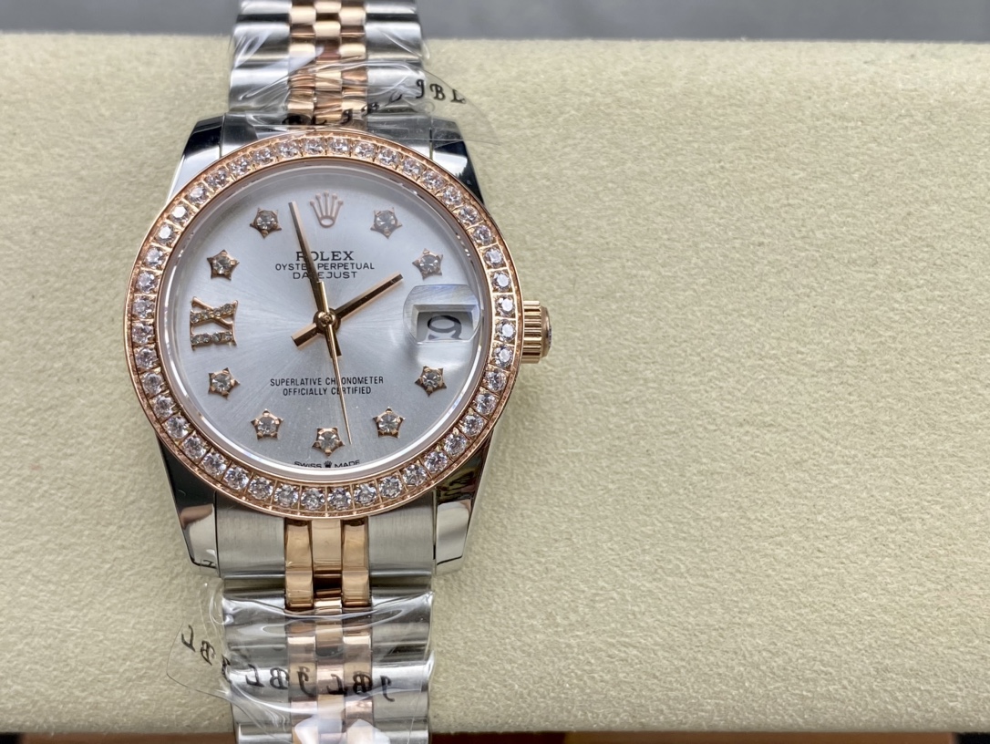 SK Factory 女款 劳力士Rolex 日志型31mm 自動機械腕時計