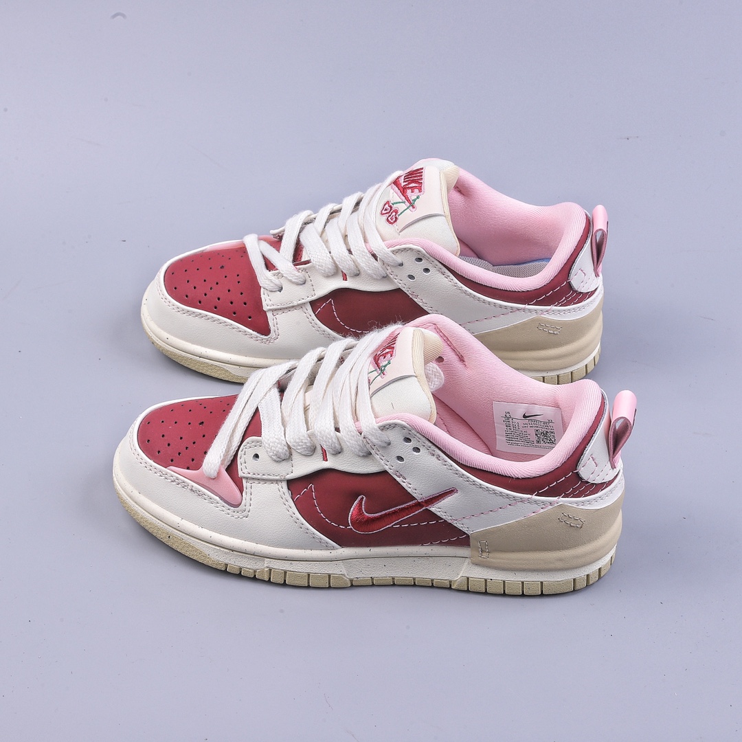 Dunk Low Disrupt 2 Valentine's Day Wine Red Cherry FD4617-667