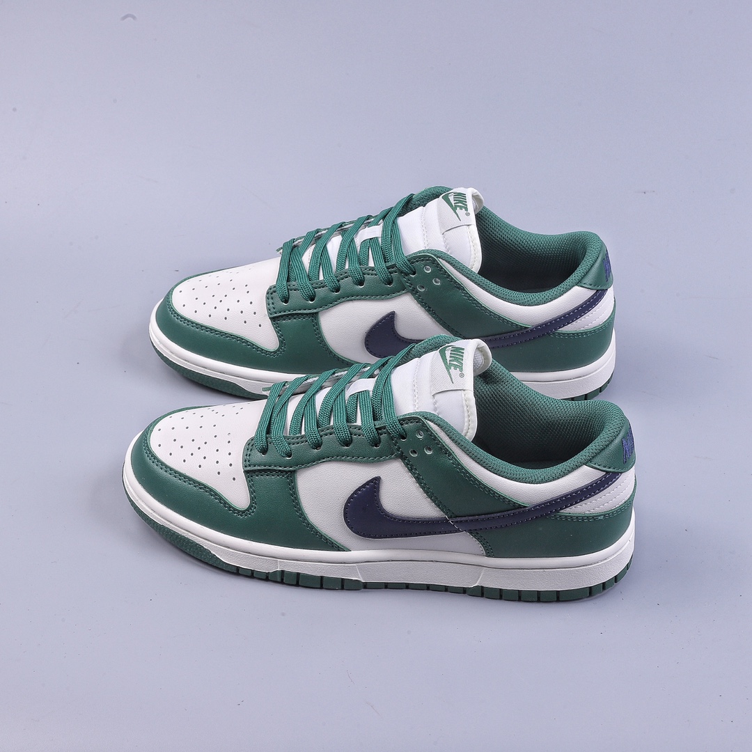 Nike SB Dunk Low ”Gorge Green/Navy” Dunk Series Low-top Sneakers ”Vintage Green, White and Royal Blue” DD1503-300