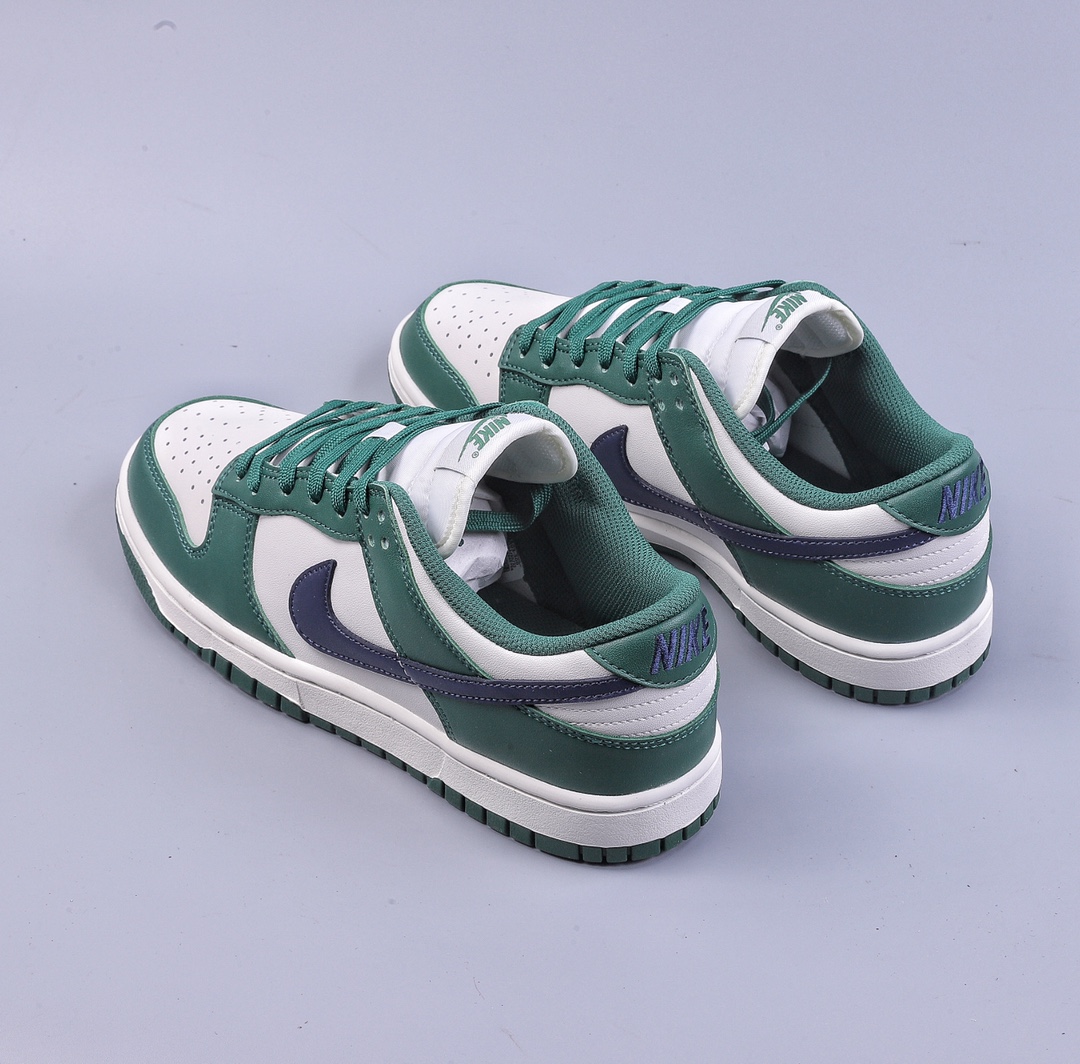 Nike SB Dunk Low ”Gorge Green/Navy” Dunk Series Low-top Sneakers ”Vintage Green, White and Royal Blue” DD1503-300