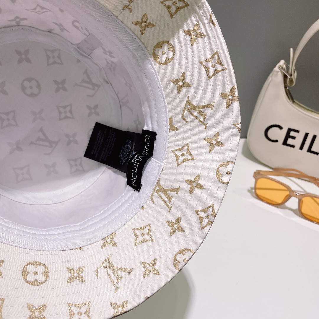 💰上新!路易威登 LouisVuitton 😍新款LV渔夫帽,重工打造♥️高端大气,百搭款🤗男女通用!