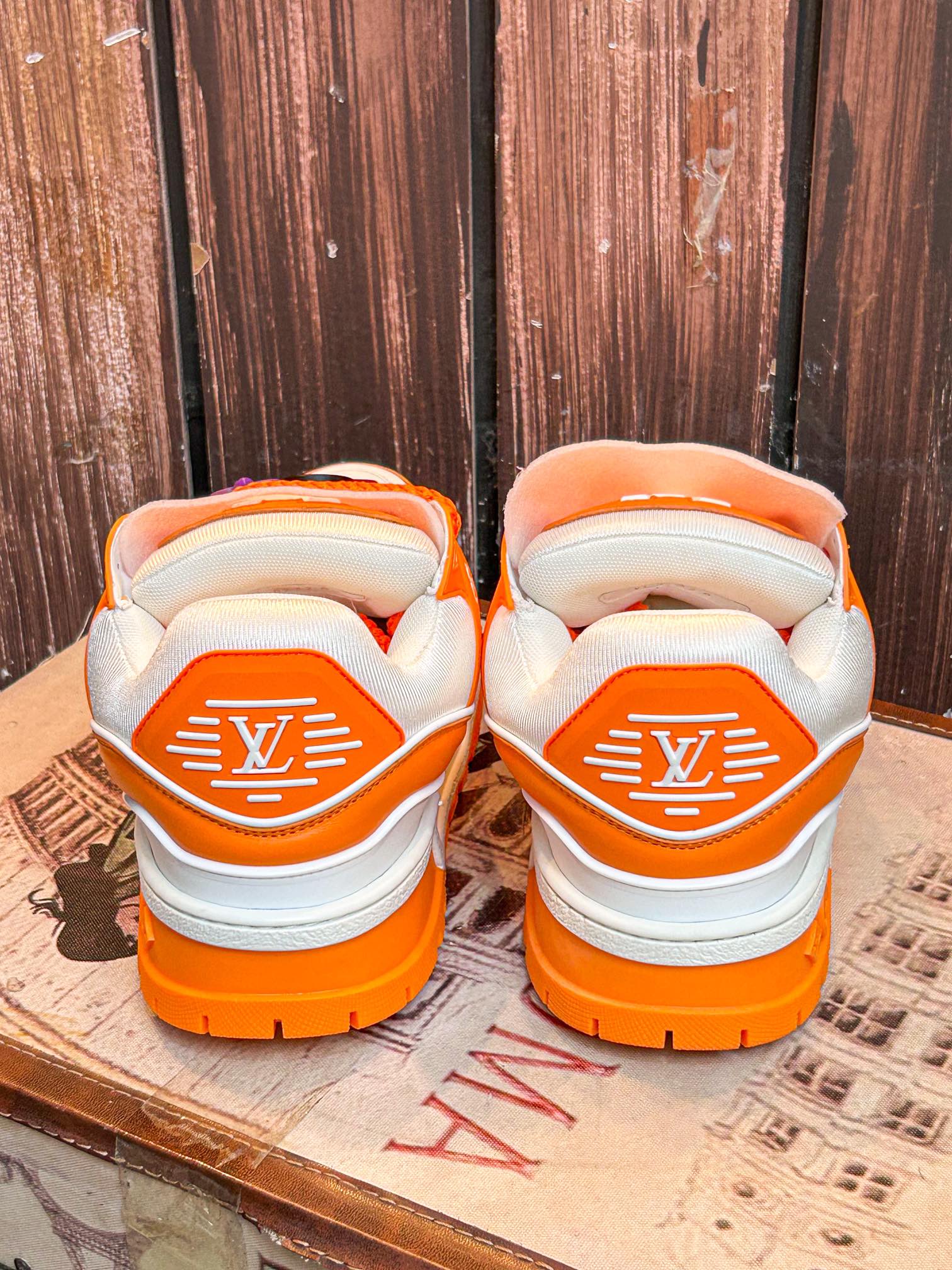 versión superior LV burro L casa 23 primavera y verano modelos de pasarela gordo Trainer pan zapatos