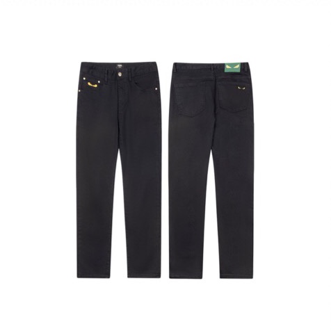 2022 Fendi Archipelago Jeans: Water-washed, comfy, top quality with Japanese embroidery. - 图片 9