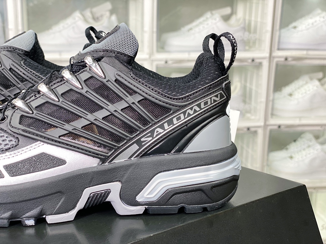 Salomon ACS Pro Advanced ”Black/Silver/Grey” Pre-launch low-top sports shoes ”Black Silver Gray” 473493