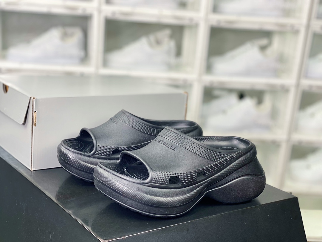 Balenciaga x Crocs Pool Platform Slide Sandals Muller Series Platform Slide Sandals 