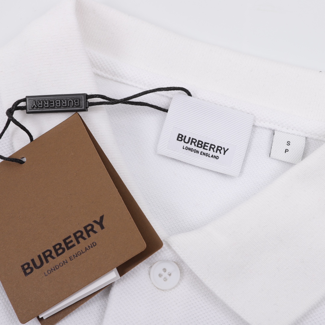 190 Burberry/巴宝莉 兔年限定短袖POLO衫 选用棉质珠地网眼布打造