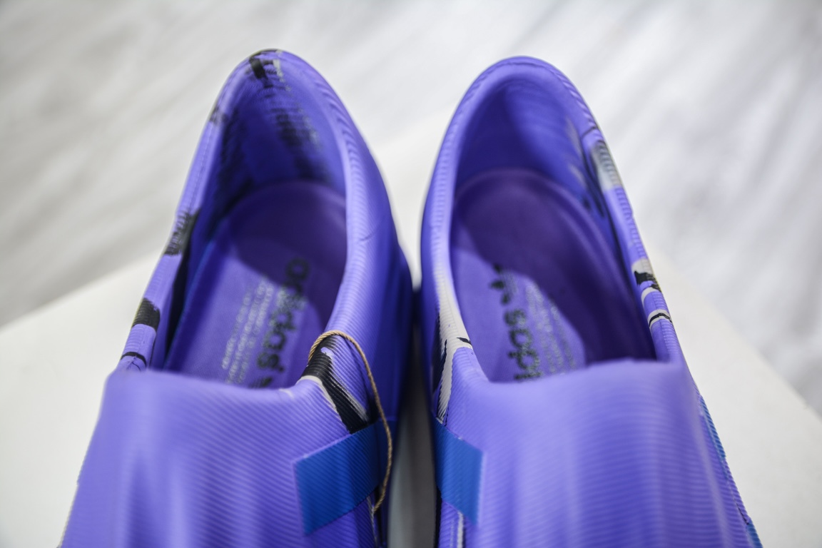 R Adidas adiFOM Superstar purple blue shell head version one-foot slip-on series casual sports duck-foot shoes HQ8753