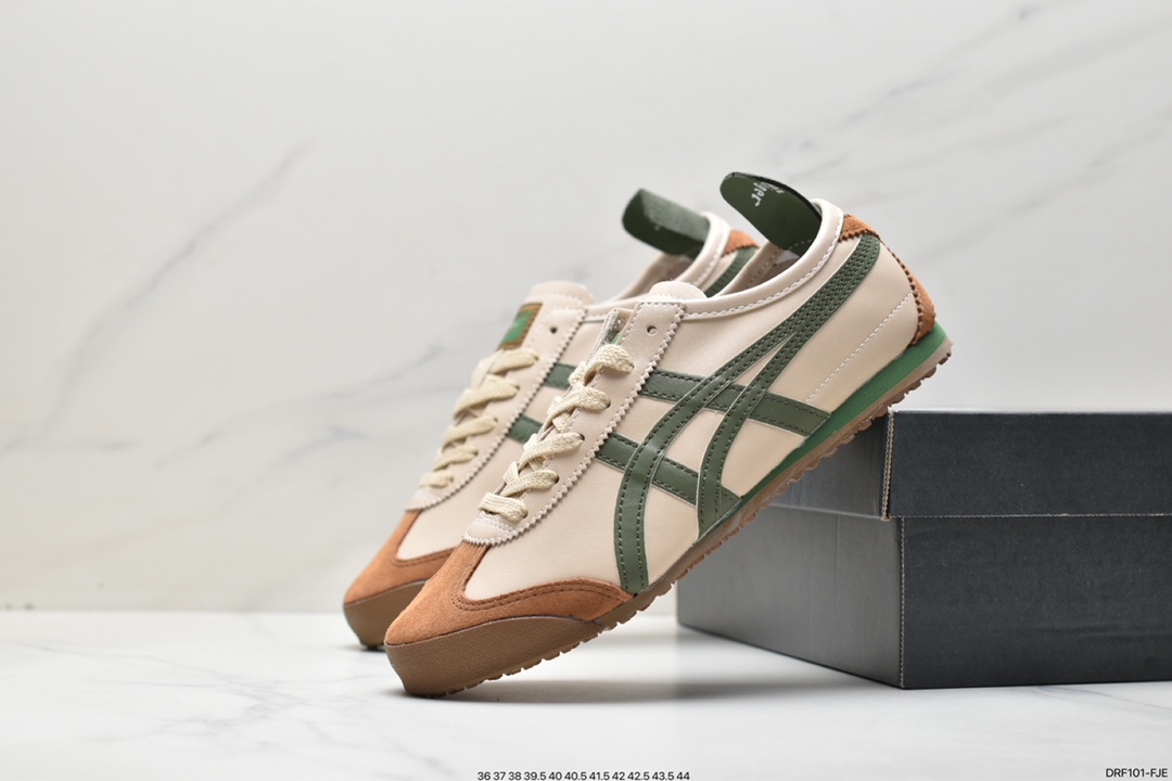 日产经典老牌-鬼塚虎/Onitsuka Tiger Mexico 66经典墨西哥系列复古经典慢跑鞋 DL408-0490