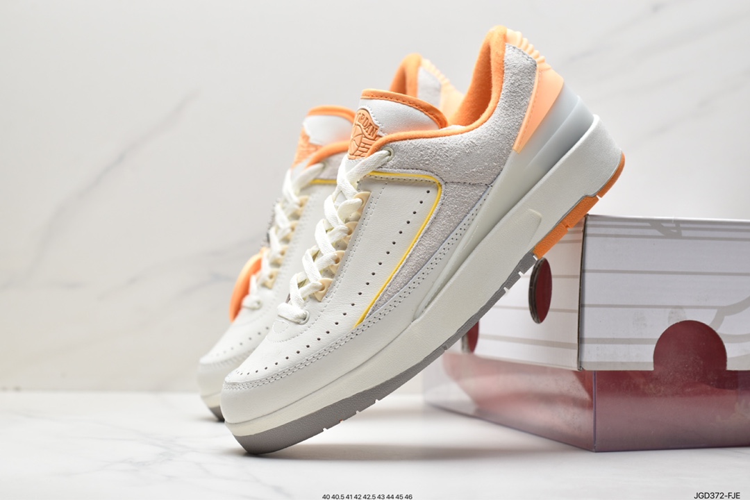 shelflife x Jordan Air Jordan 2 retro low beige white orange DV7128-110