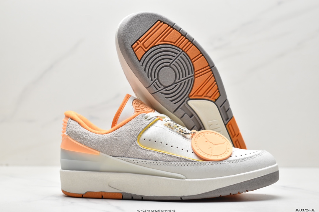 shelflife x Jordan Air Jordan 2 retro low beige white orange DV7128-110