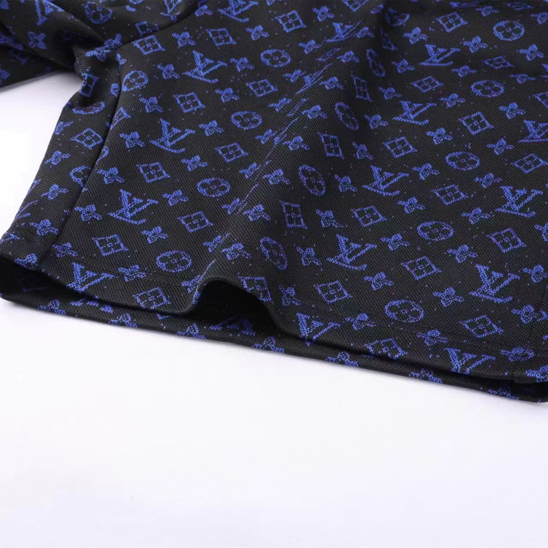 220 Louis Vuitton 路易威登LV23s新款满印提花logo抽绳短裤