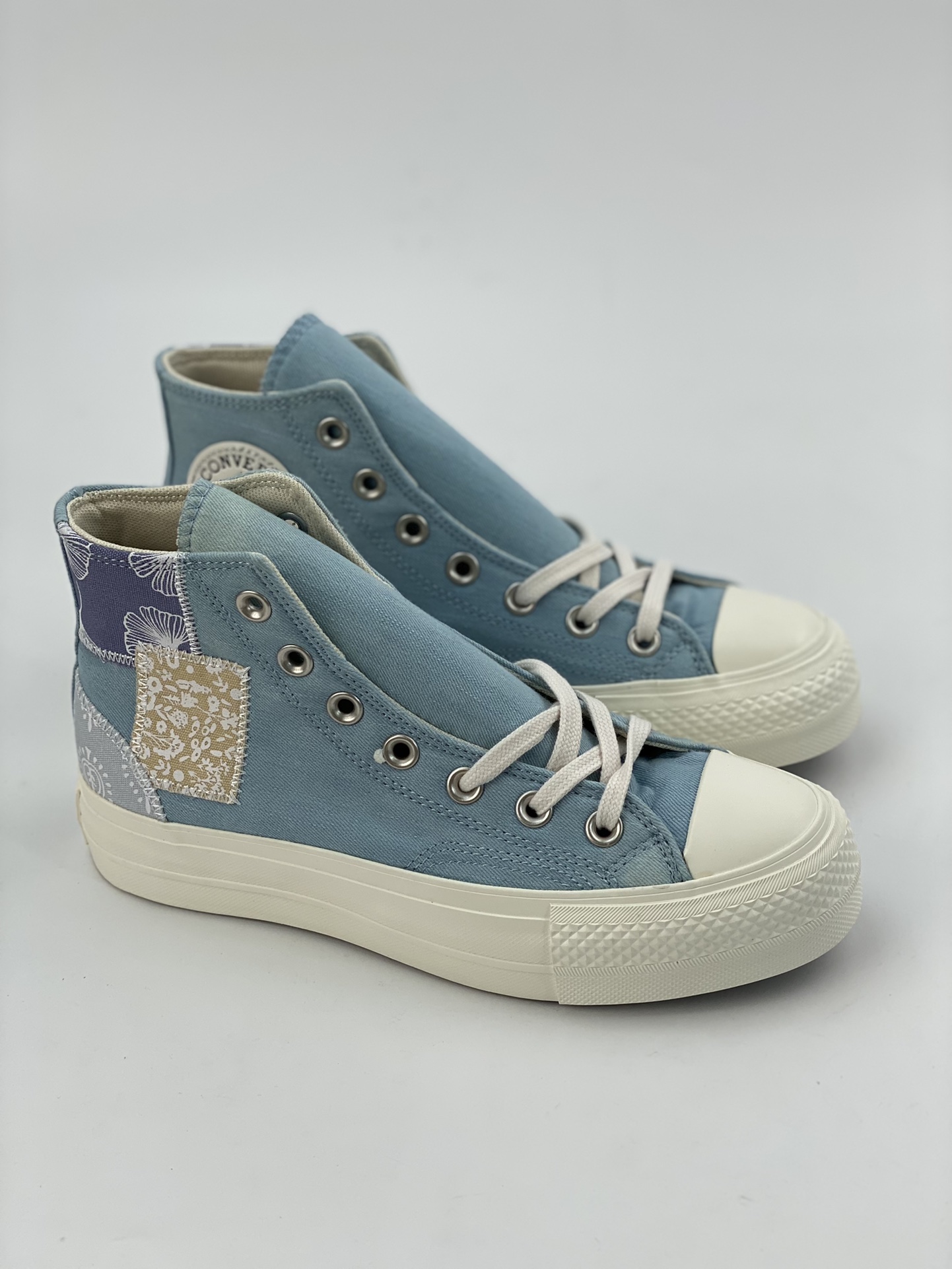 Converse Chuck 1970s Blue Floral Stitching New Product A06821C