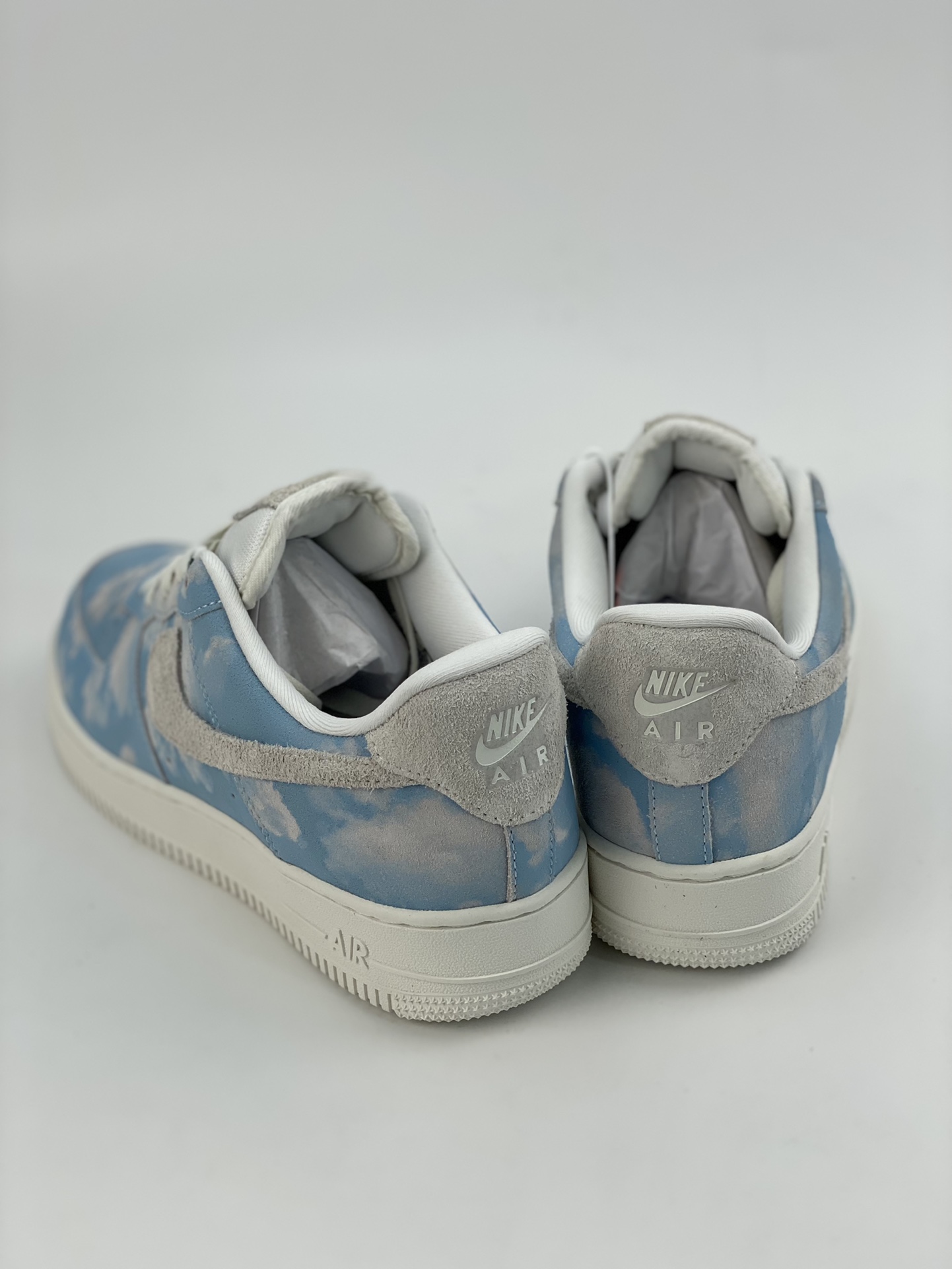 Nike Air Force 1 Low 07 Blue and White Tie Dye FD0883-400