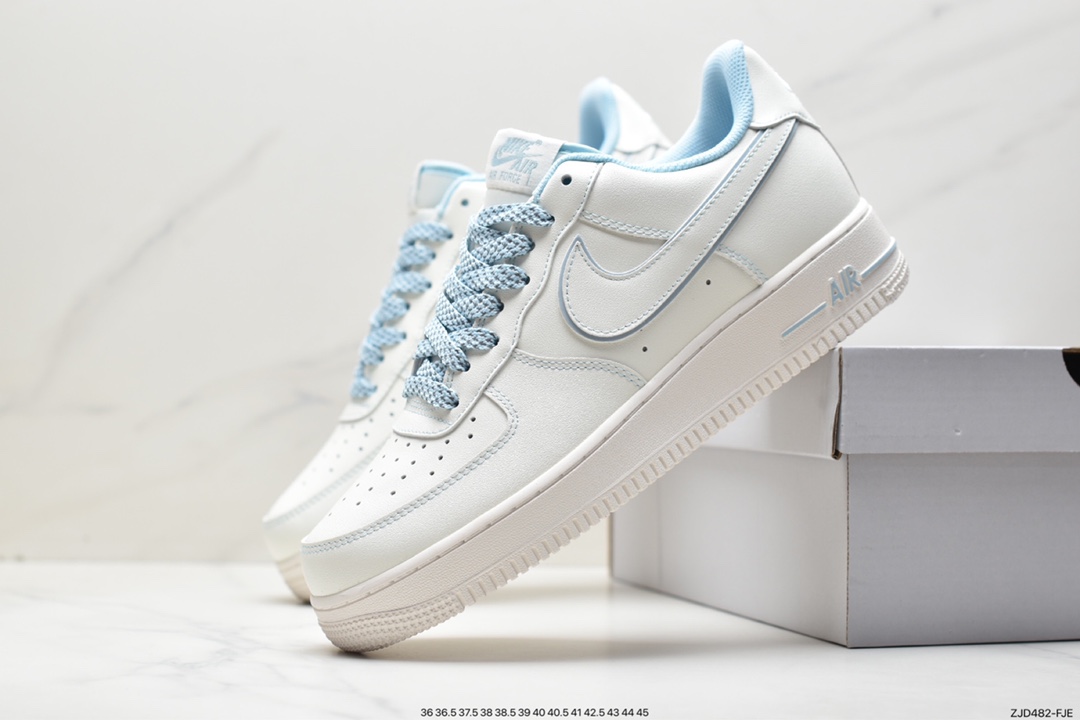 Nike Air Force 1 Low '07 ”Stitched Stars” Beige Air Force One Low-top Casual Sneakers TB5636-122