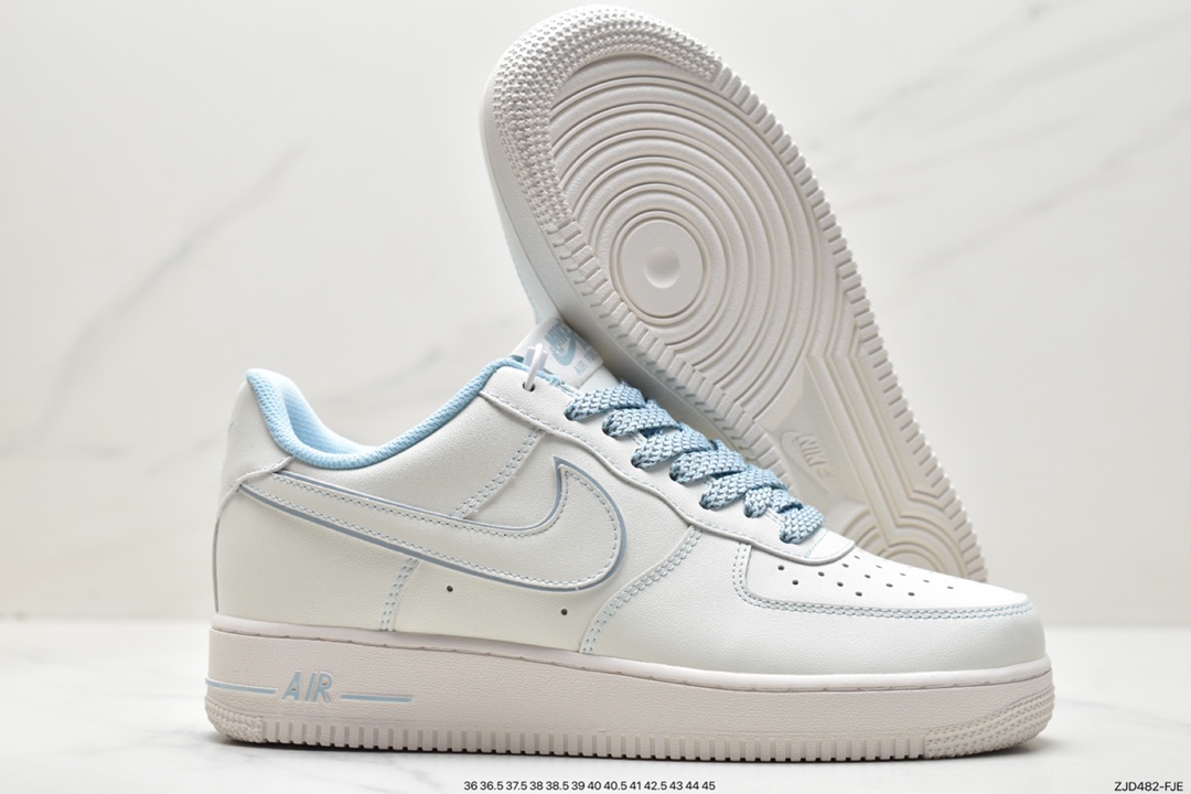 Nike Air Force 1 Low '07 ”Stitched Stars” Beige Air Force One Low-top Casual Sneakers TB5636-122