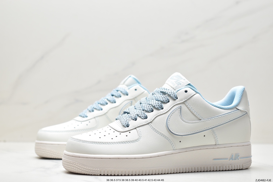 Nike Air Force 1 Low '07 ”Stitched Stars” Beige Air Force One Low-top Casual Sneakers TB5636-122