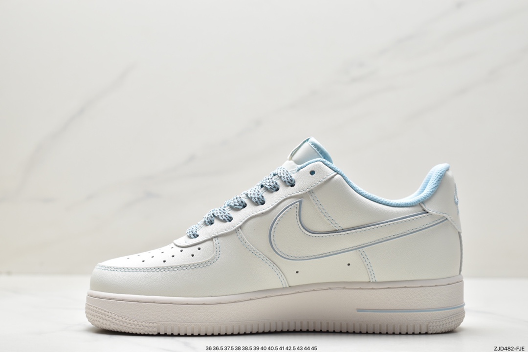 Nike Air Force 1 Low '07 ”Stitched Stars” Beige Air Force One Low-top Casual Sneakers TB5636-122