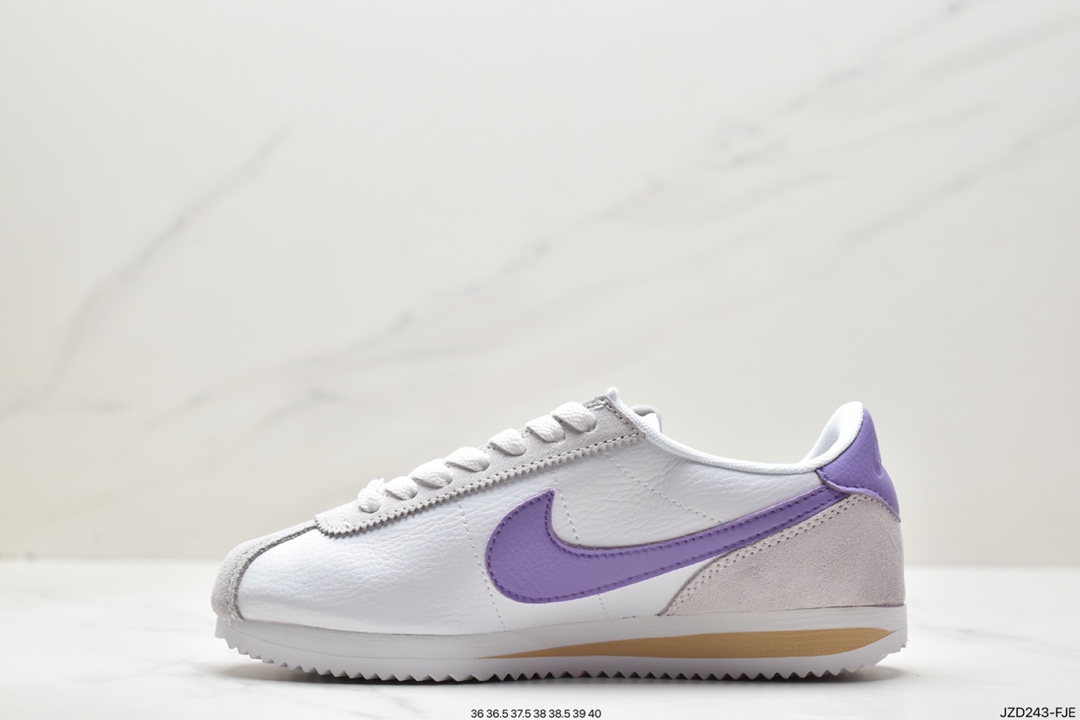 Nike Classic Cortez new color classic Forrest Gump casual running shoes FJ4608-133