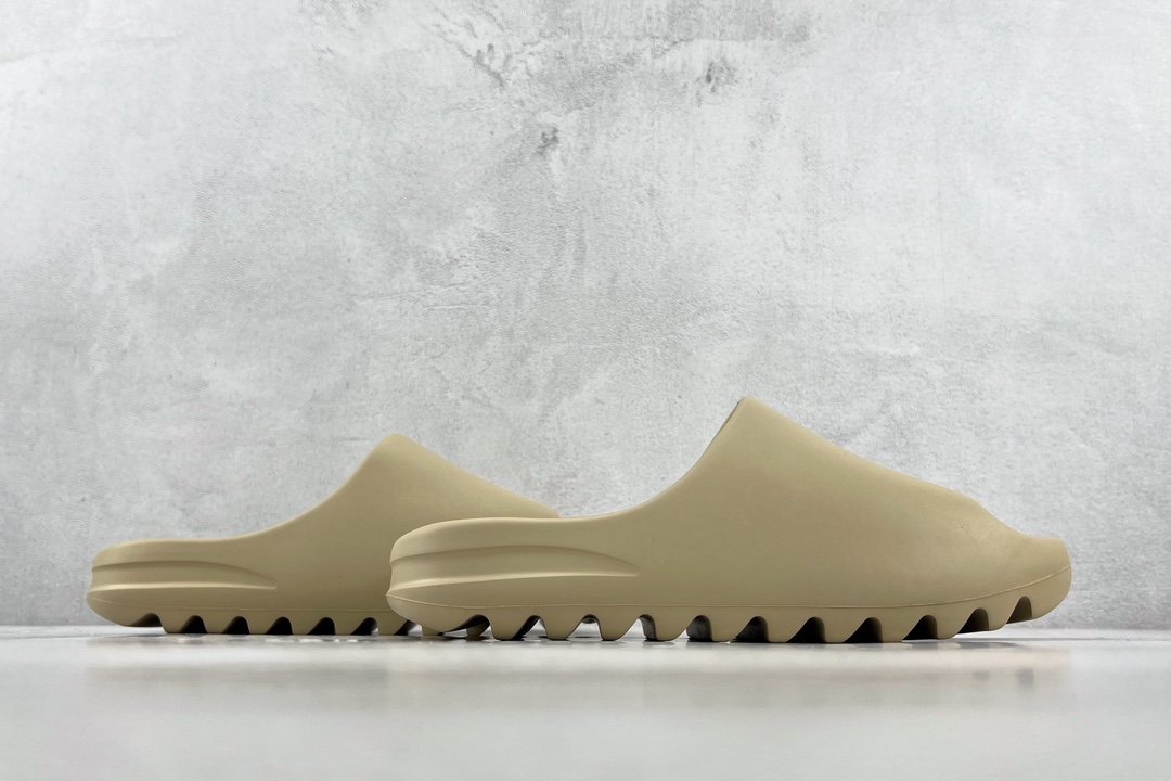 Glossy adidas originals Yeezy Slide Warm Sand Yellow GZ5554