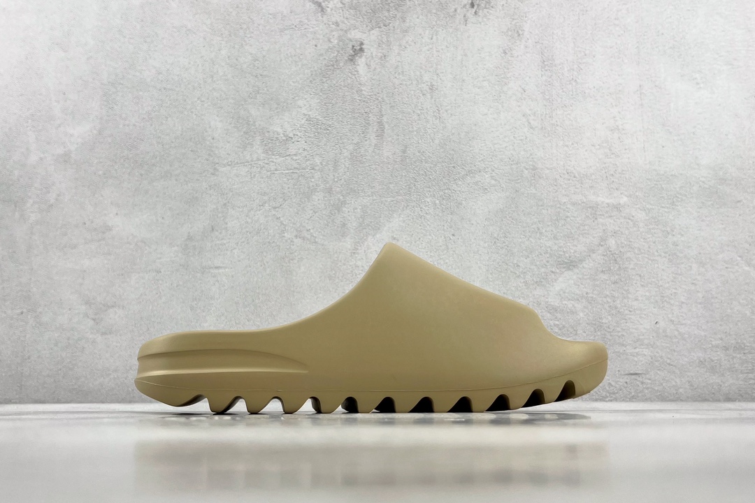 Glossy adidas originals Yeezy Slide Warm Sand Yellow GZ5554