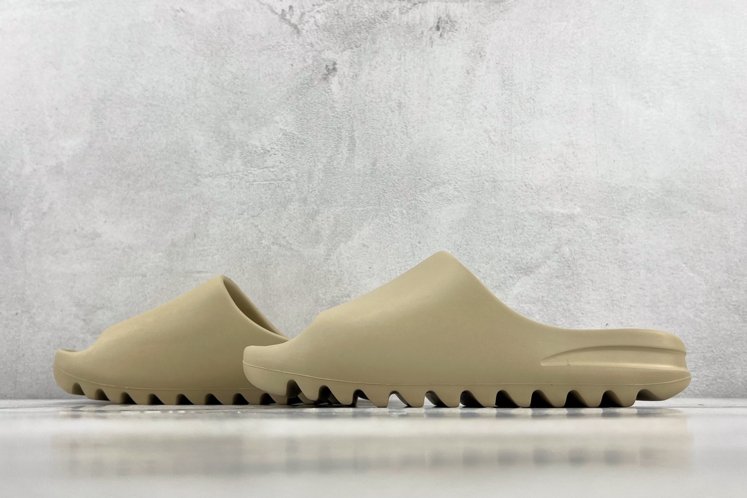 Glossy adidas originals Yeezy Slide Warm Sand Yellow GZ5554