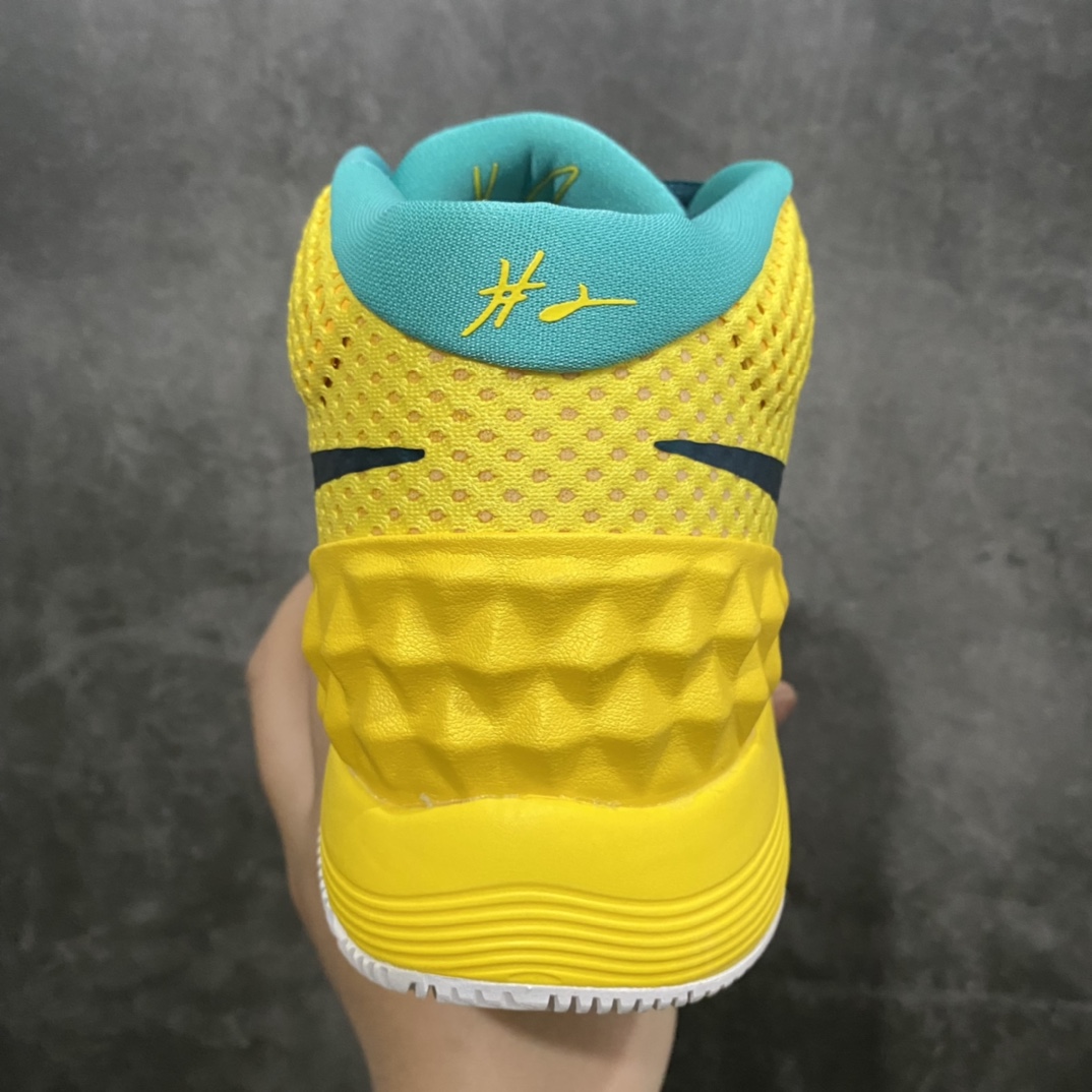 [K version pure original] NK Kyrie 1 Kyrie Irving first generation actual combat basketball shoes yellow green color 705277-737