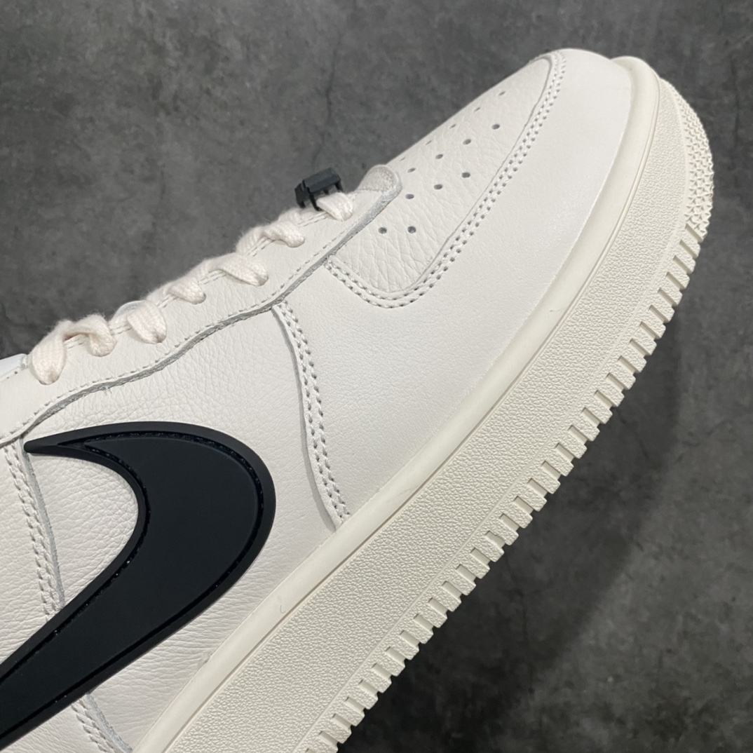 [Channel version] AMBUSH x Nike Air Force 1 Low Air Force One Low-top sports shoes joint big hook black and white DV3464-001