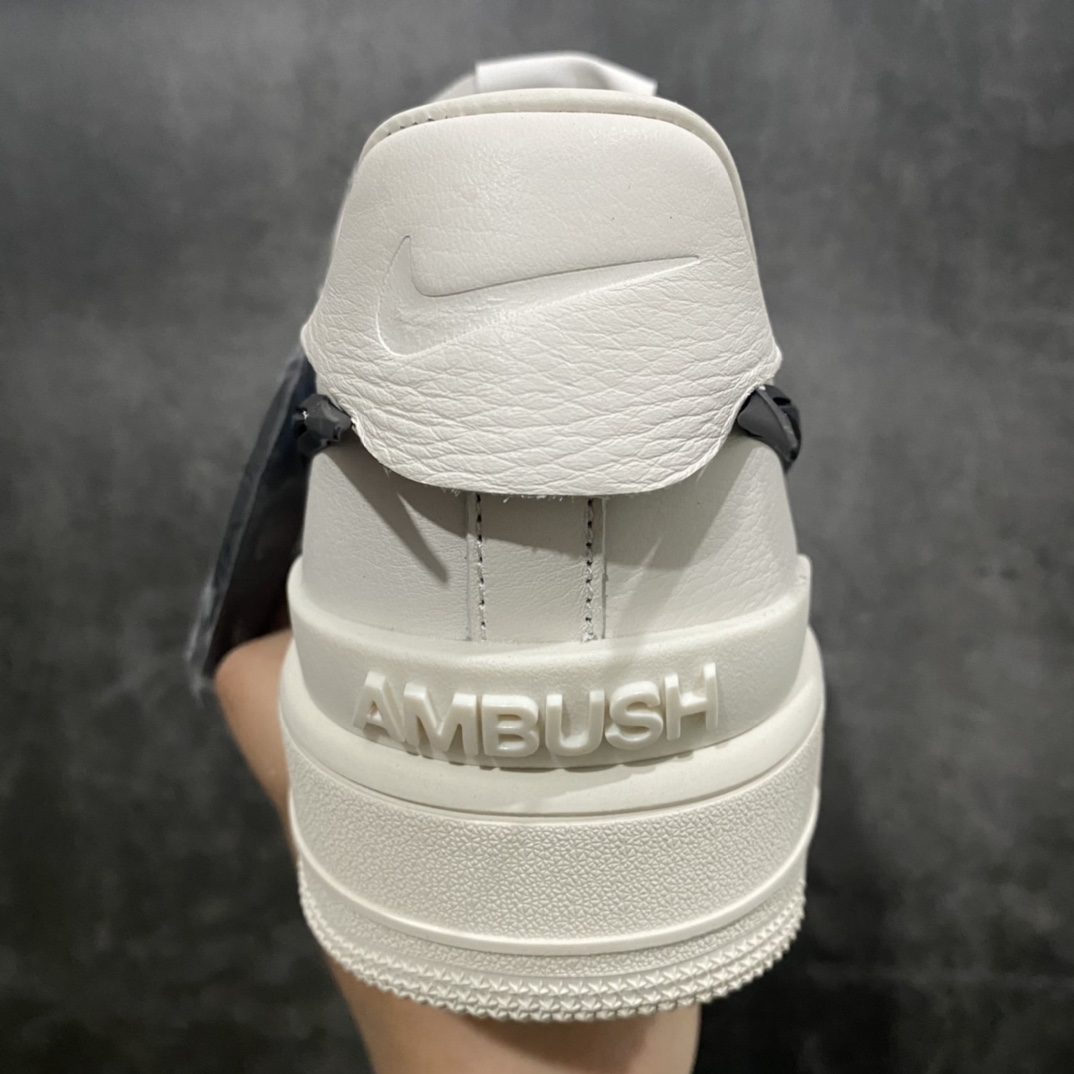 [Channel version] AMBUSH x Nike Air Force 1 Low Air Force One Low-top sports shoes joint big hook black and white DV3464-001