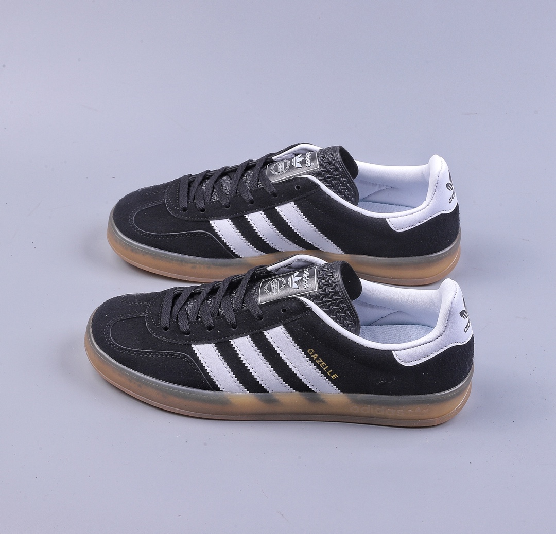 YH adlidas originals Gazelle Indoor ”Black and White” H06259